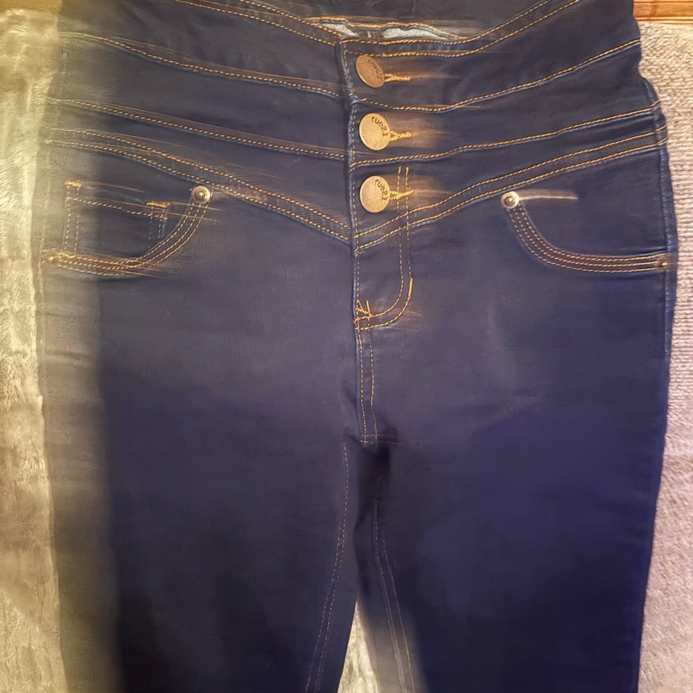 Stylish Navy High Rise Jeans for Women